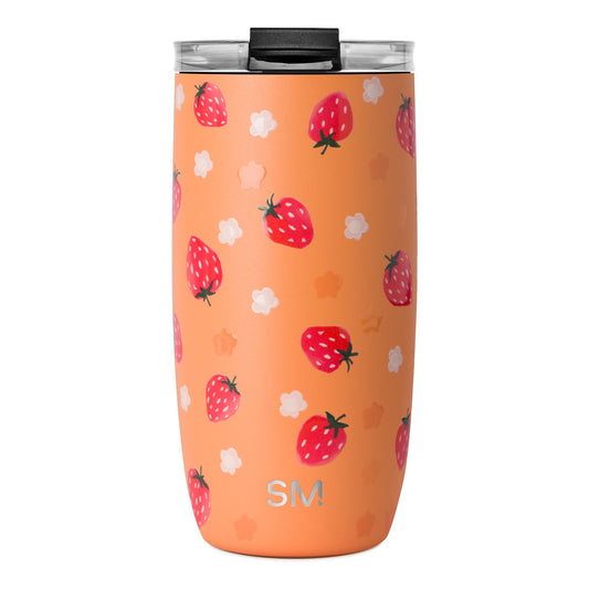 Voyager Tumbler with Clear Flip Lid & Straw